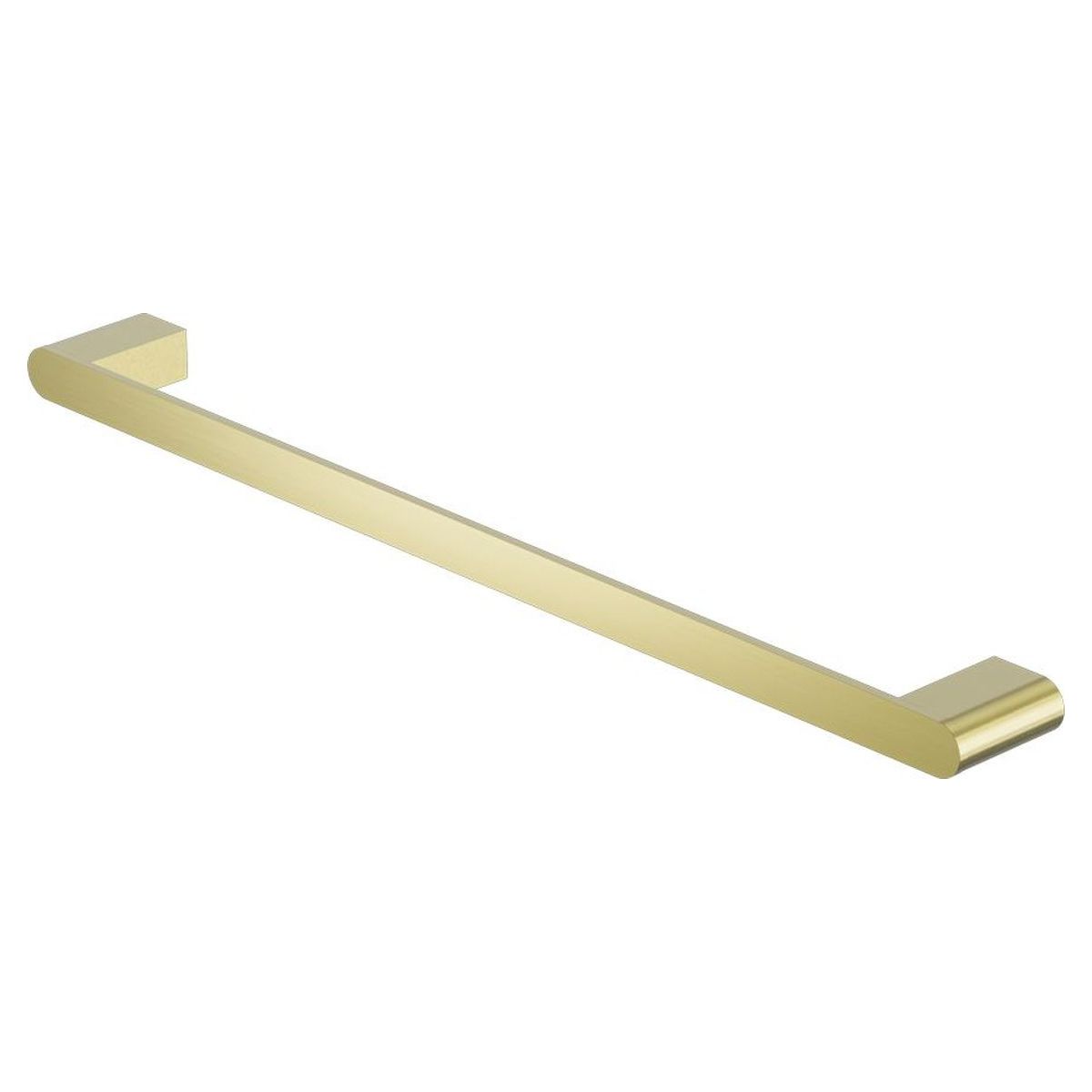Bianca Single Towel Rail 600mm - Brushed Gold