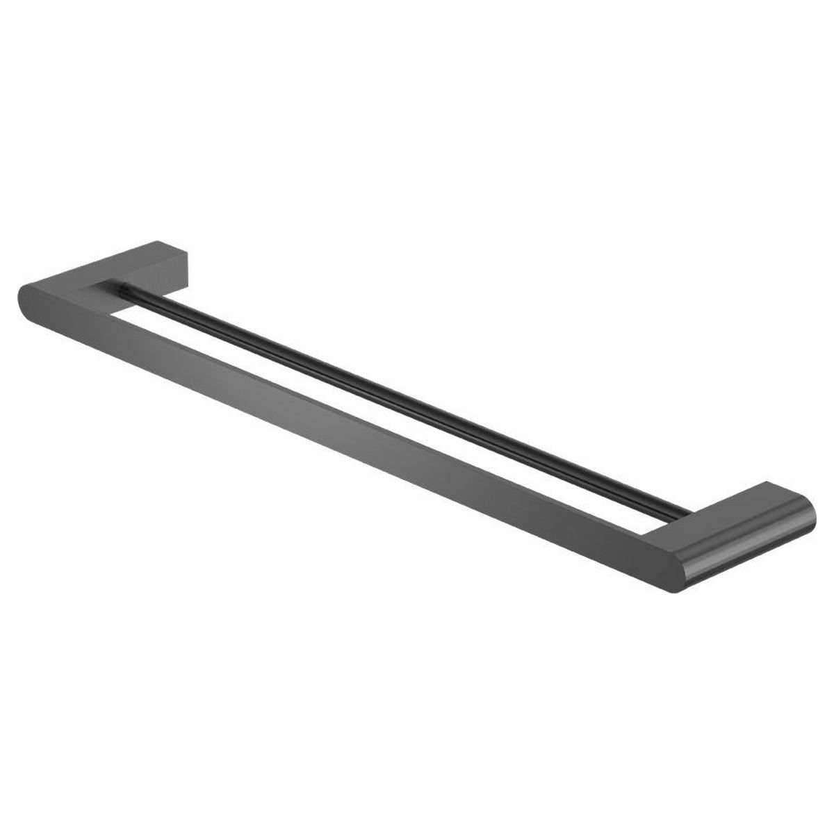 Bianca Double Towel Rail 600mm - Gun Metal