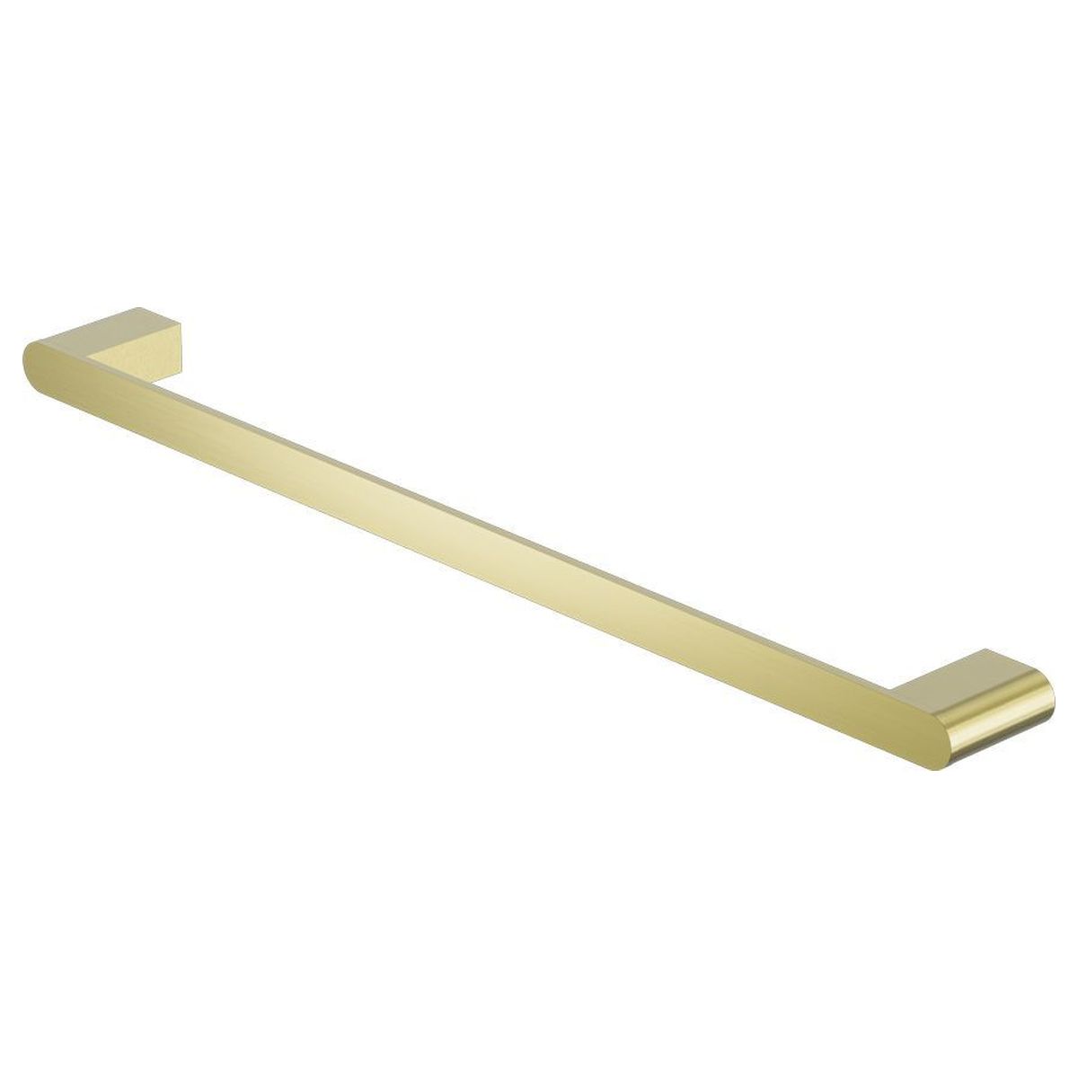 Bianca Single Towel Rail 800mm - Brushed Gold