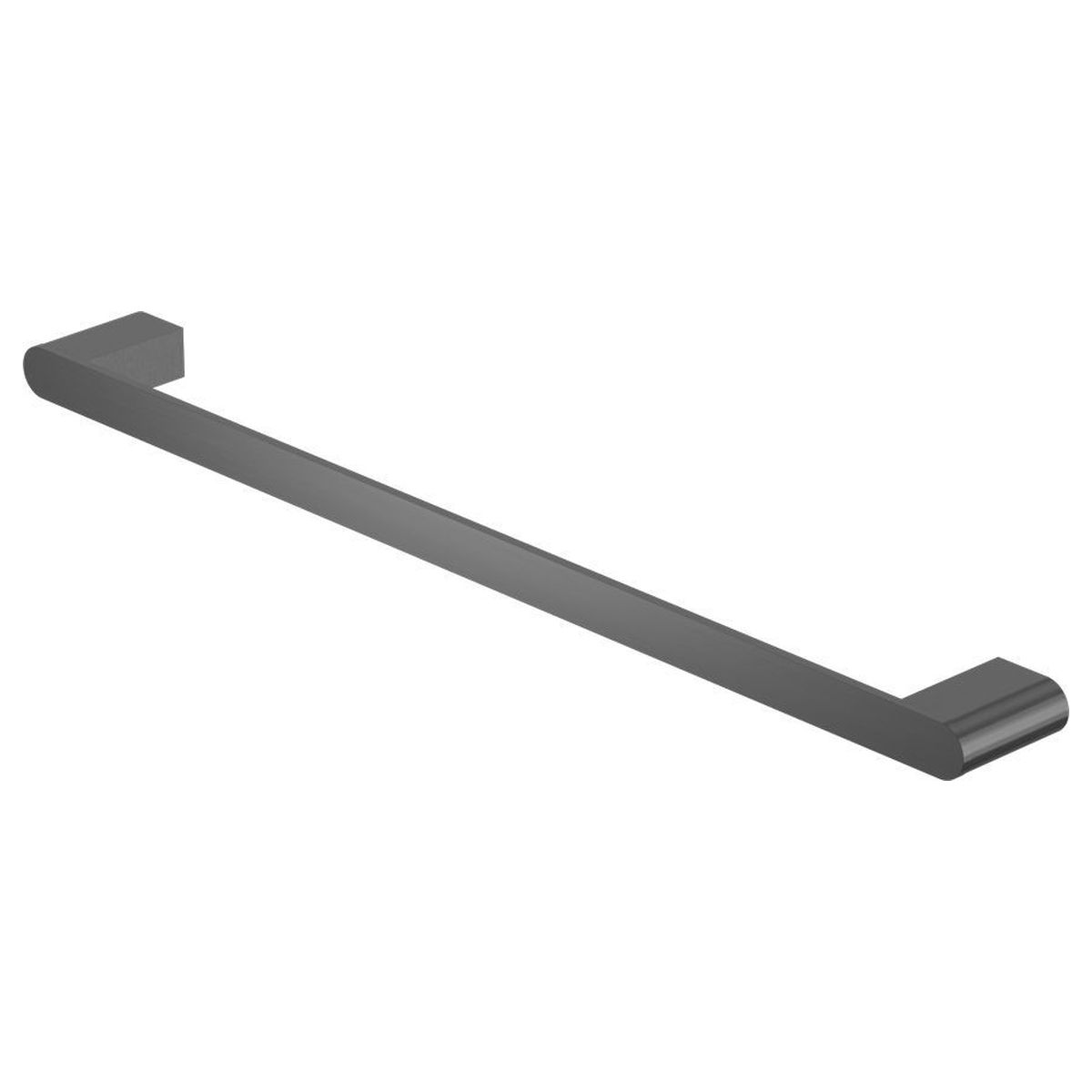 Bianca Single Towel Rail 800mm - Gun Metal
