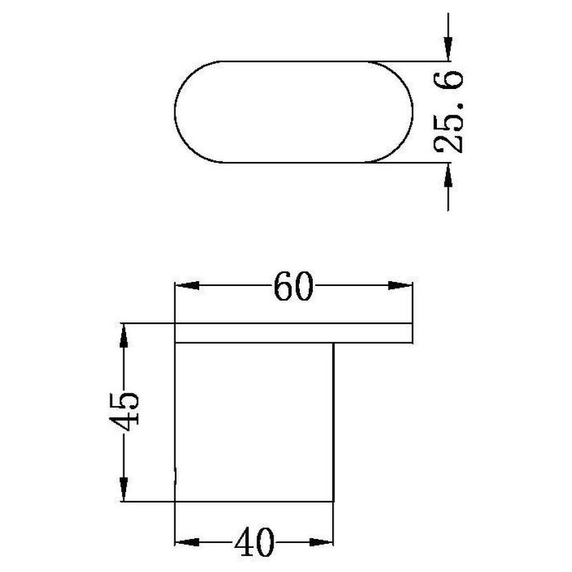 Bianca Robe Hook - Chrome
