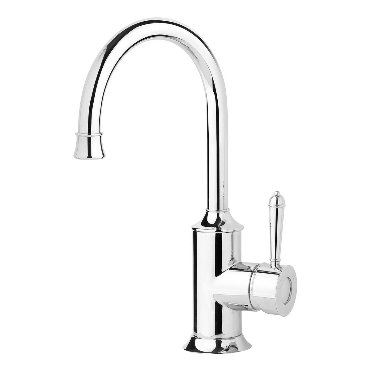 Nostalgia Sink Mixer 160mm Gooseneck - Chrome