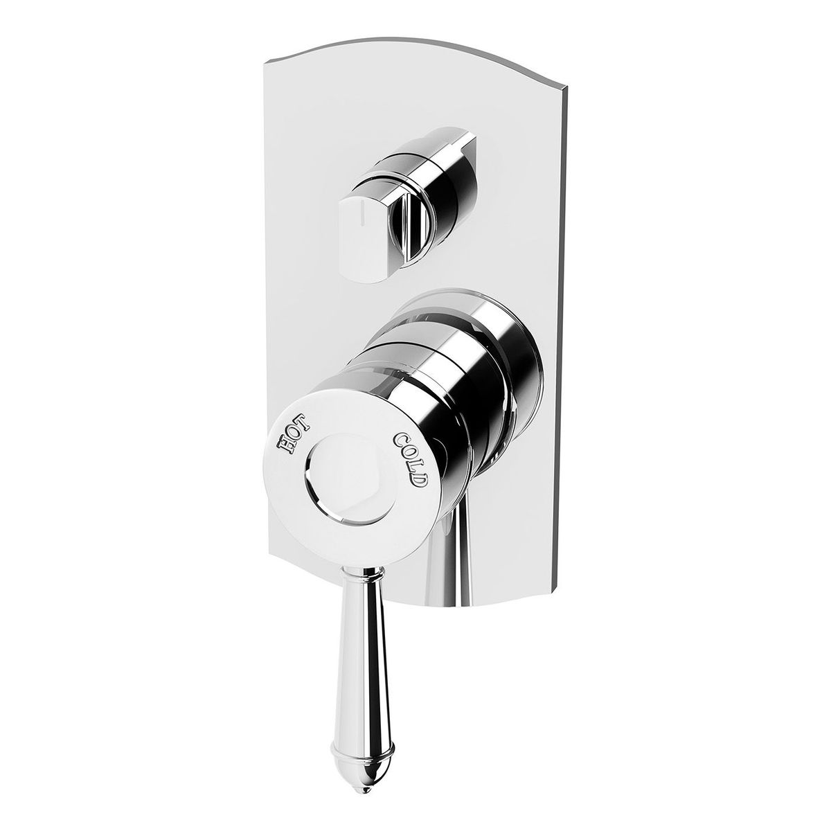 Nostalgia Shower / Bath Diverter Mixer - Chrome