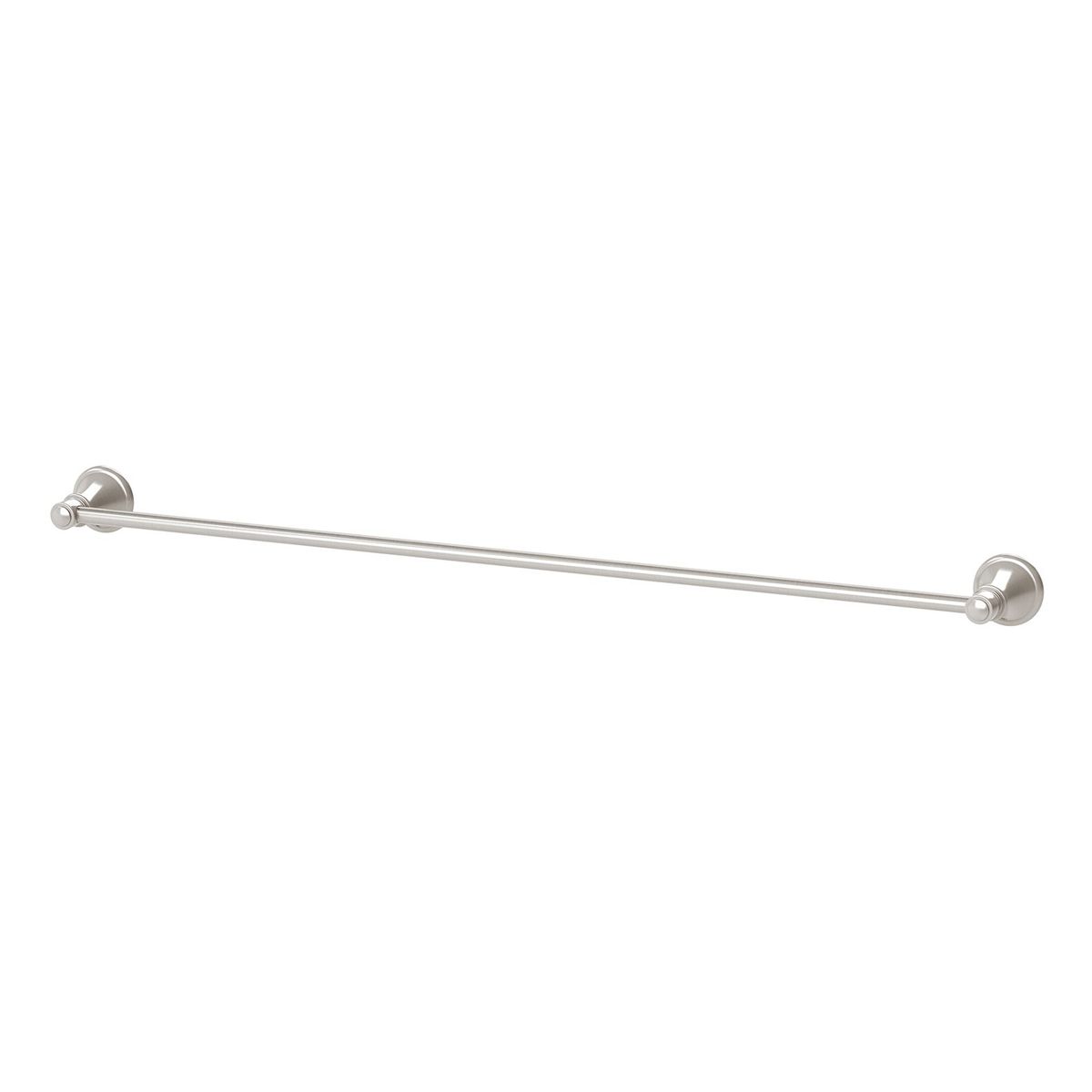 Nostalgia Single Towel Rail 760mm - Brushed Nickel