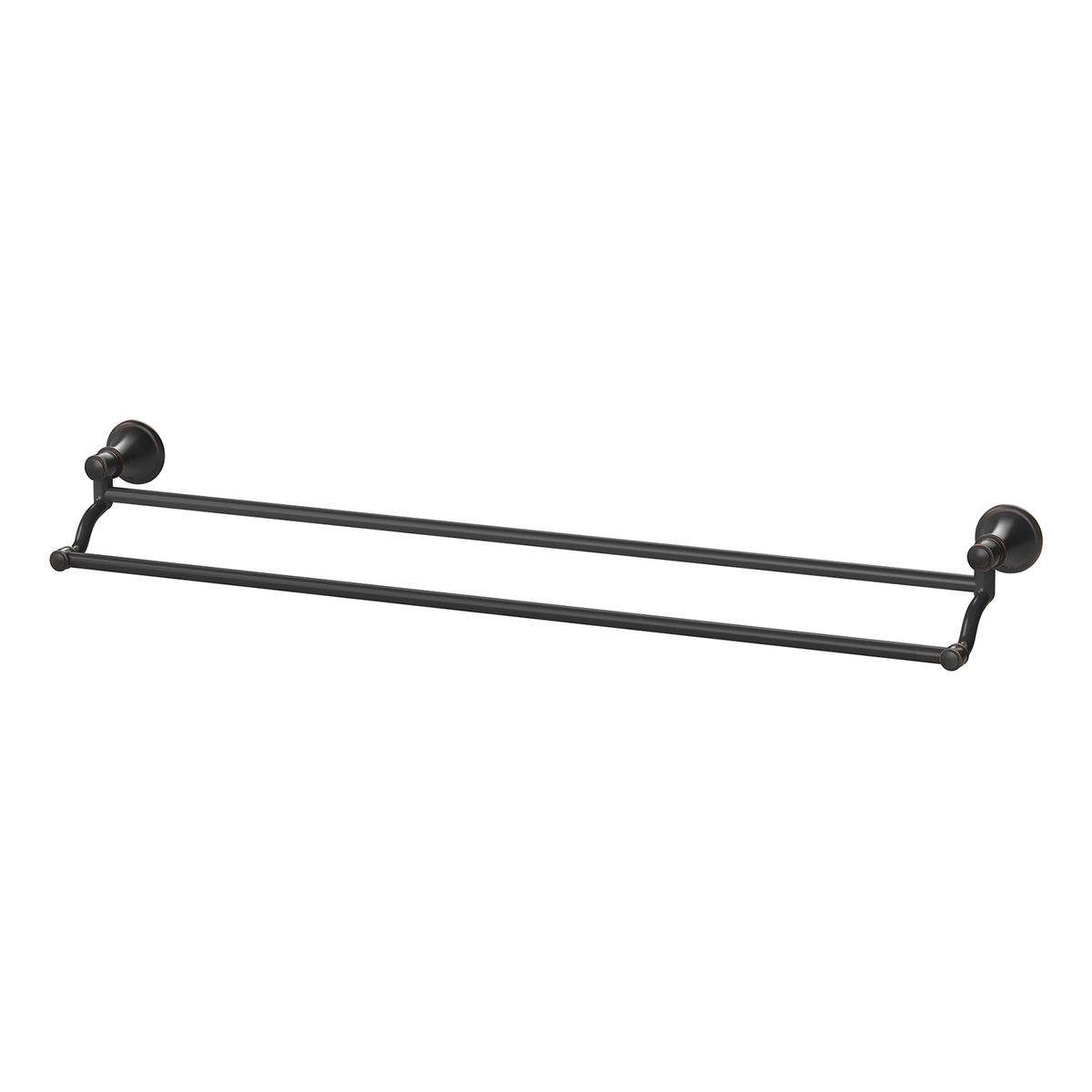 Nostalgia Double Towel Rail 760mm - Antique Black