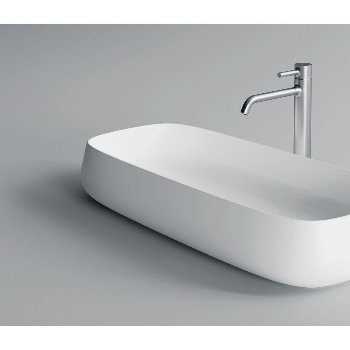 Studio Bagno Nur 80 Bench Basin - Gloss White