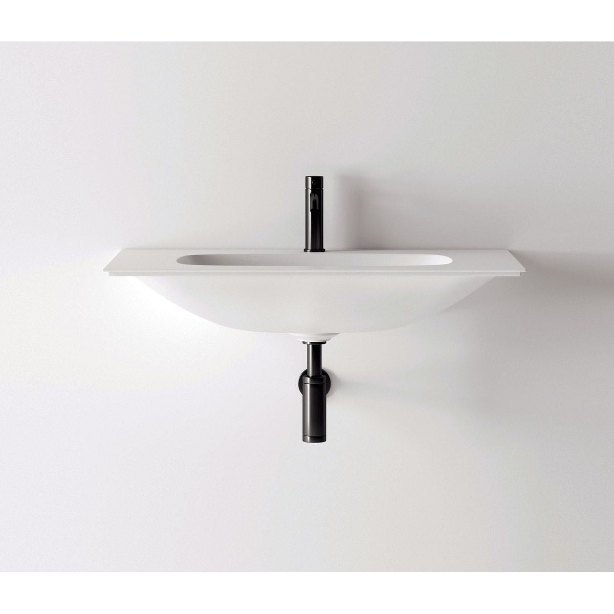 Studio Bagno Nur 82 Wall Hung/Vanity Top Basin - 1 Taphole