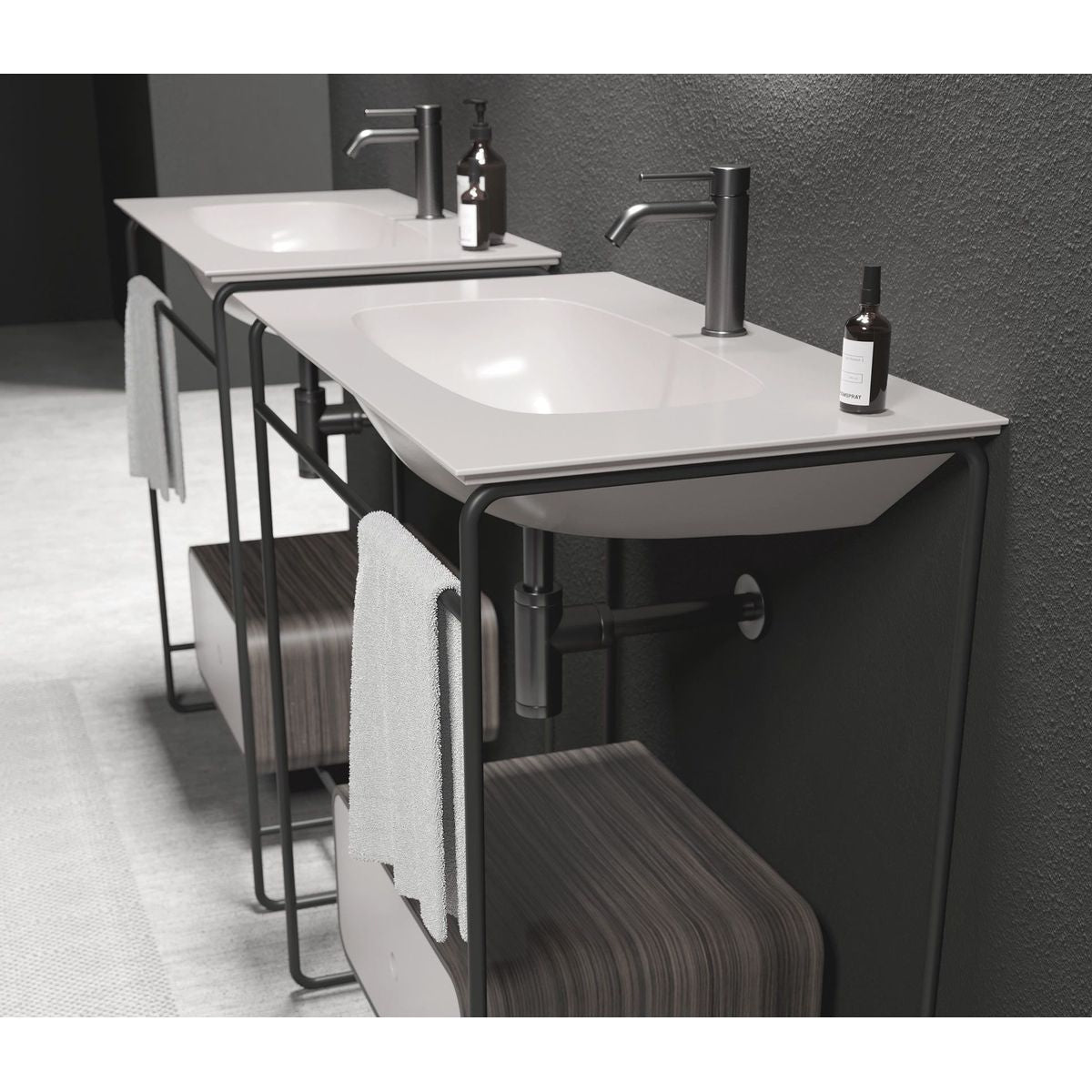 Studio Bagno Nur 102 Wall Hung/Vanity Top Basin - 1 Taphole