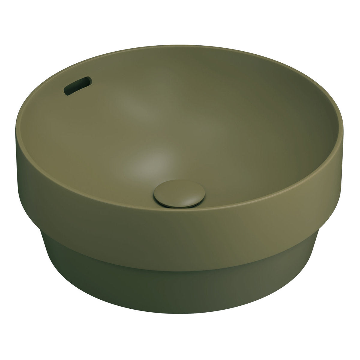Seima Obello 371 Ceramic Basin - Olive Silk Matte