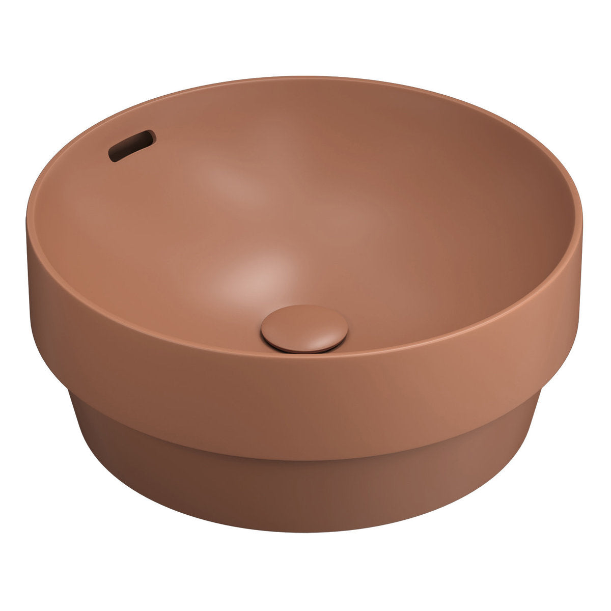 Seima Obello 371 Ceramic Basin - Terracotta Silk Matte
