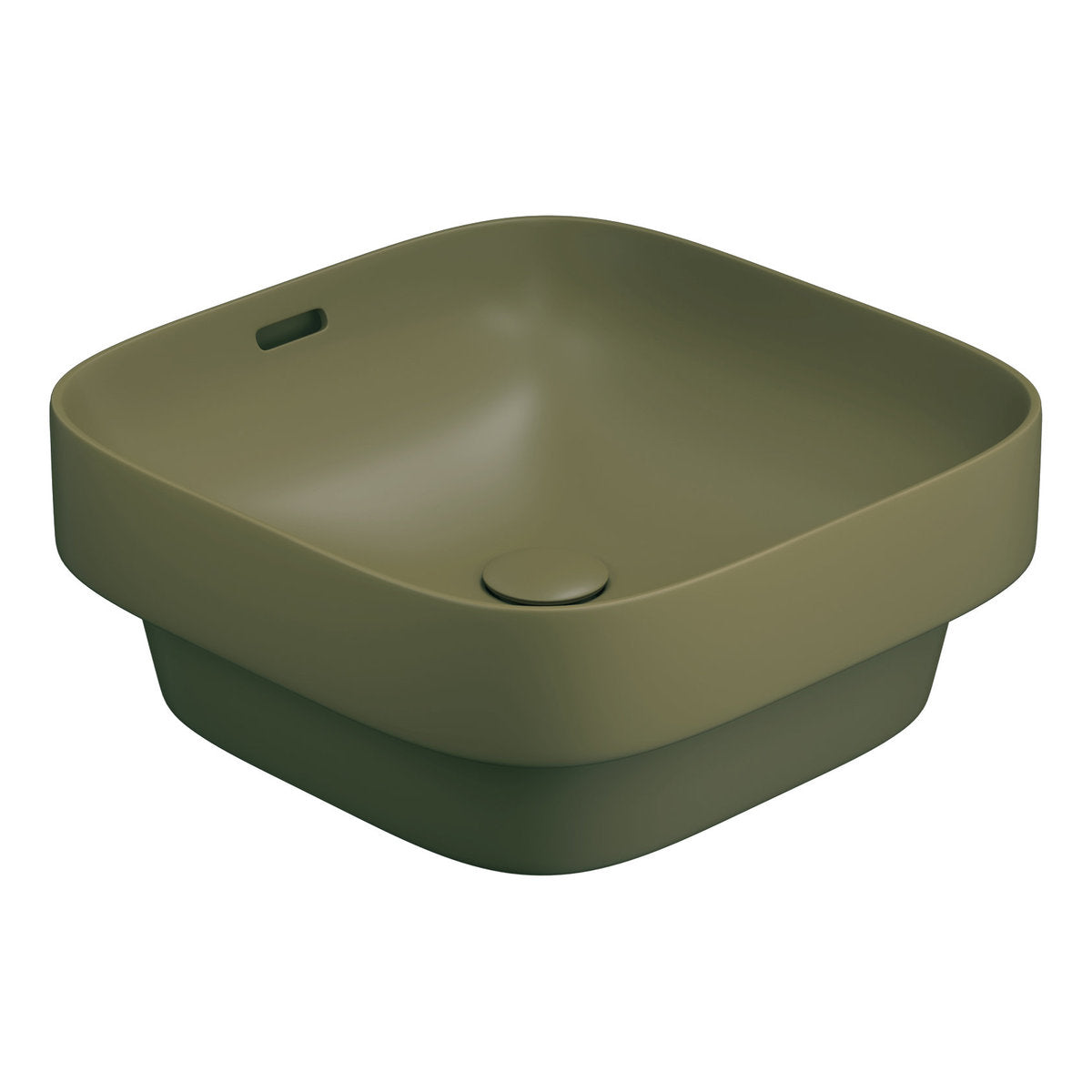 Seima Obello 373 Ceramic Basin - Olive Silk Matte