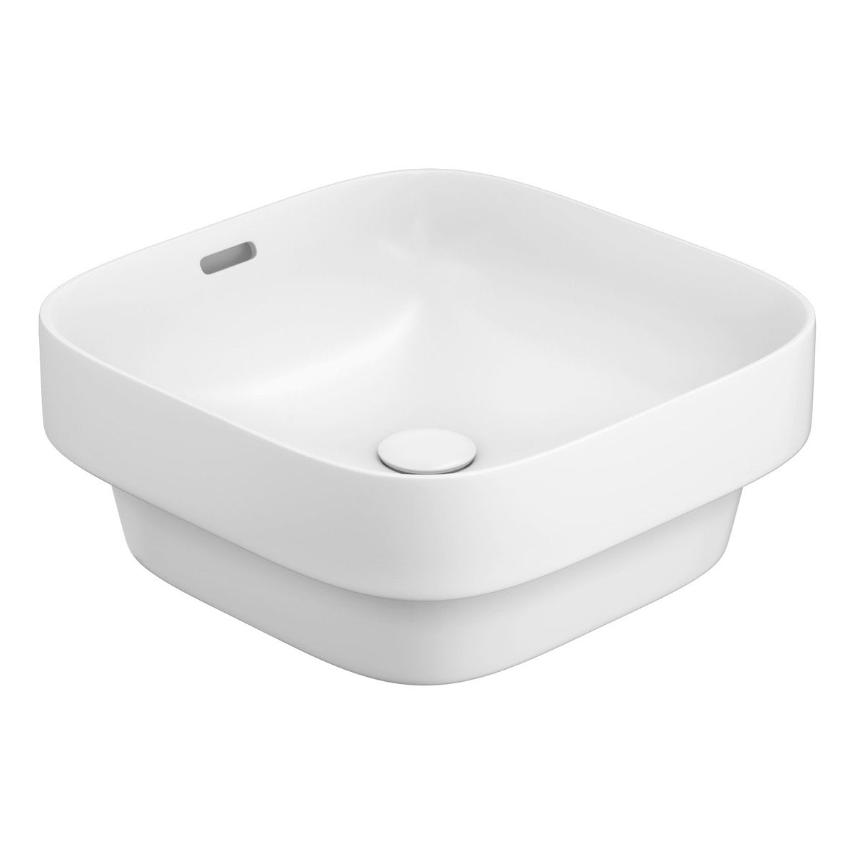 Seima Obello 373 Ceramic Basin - White Silk Matte