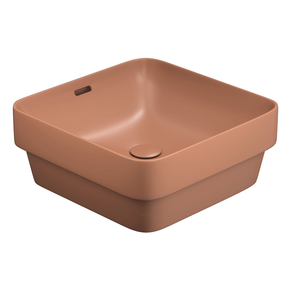 Seima Obello 376 Ceramic Basin - Terracotta Silk Matte