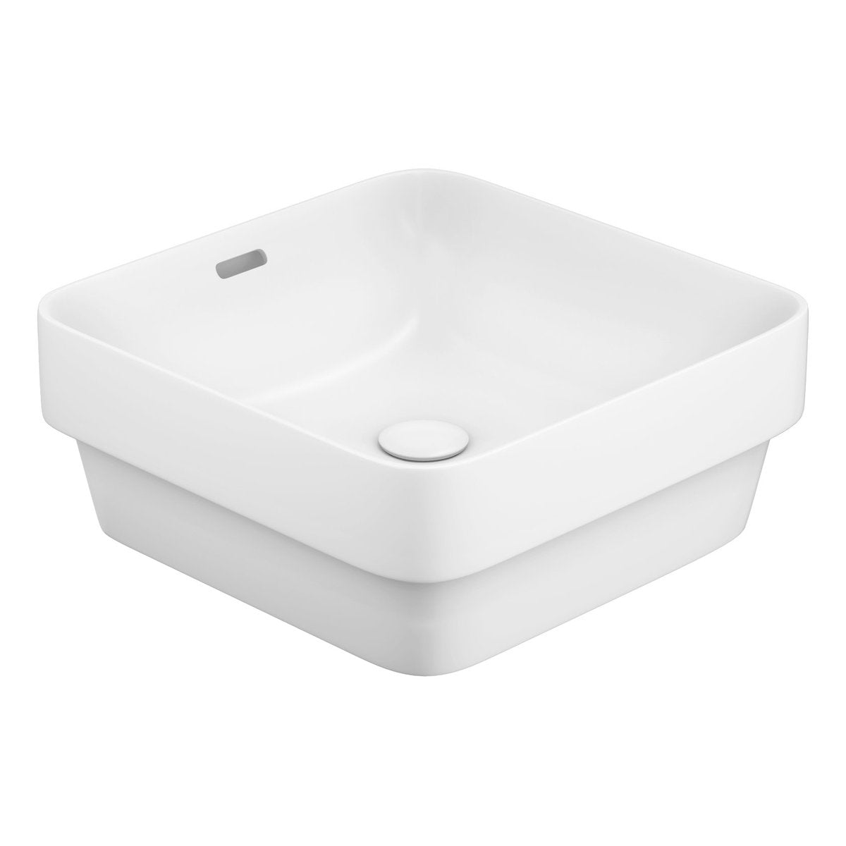 Seima Obello 376 Ceramic Basin - White Silk Matte