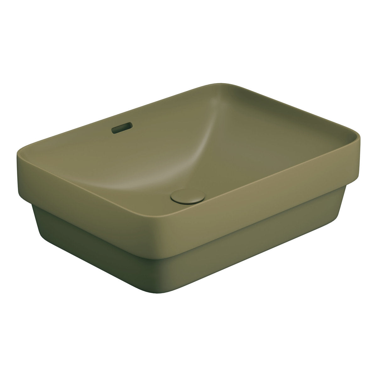 Seima Obello 501 Ceramic Basin - Olive Silk Matte