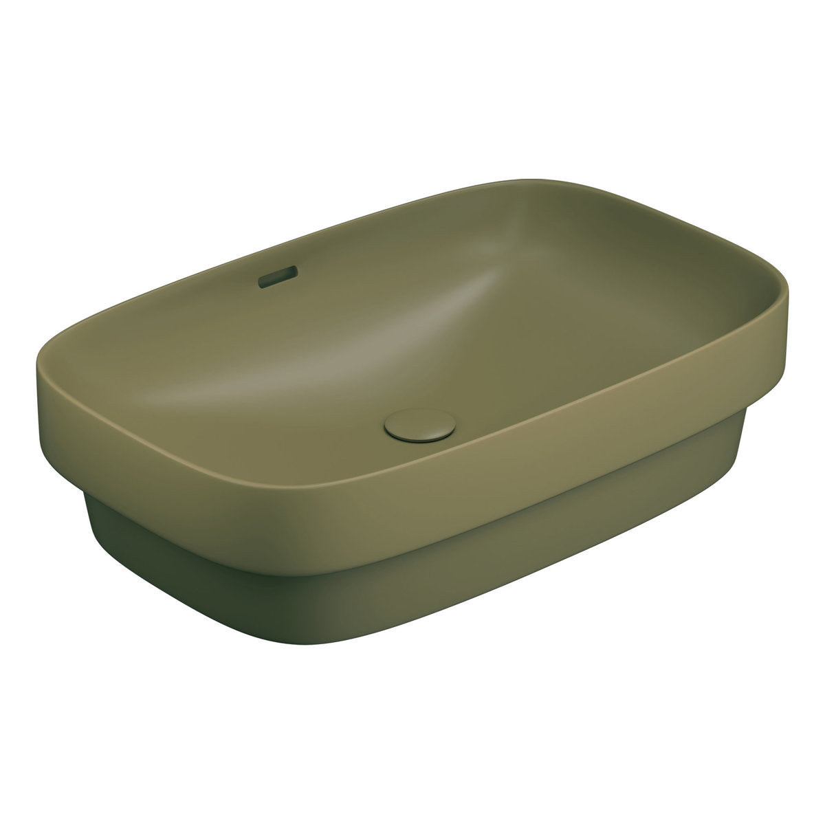 Seima Obello 600 Ceramic Basin - Olive Silk Matte