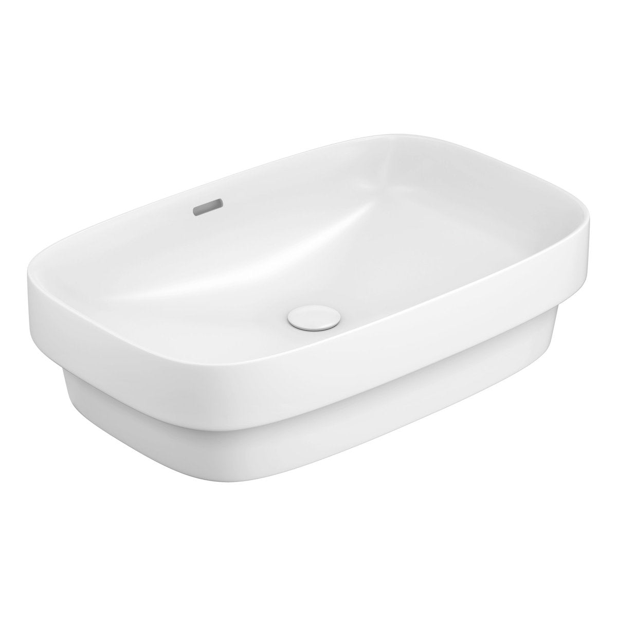 Seima Obello 600 Ceramic Basin - White Gloss