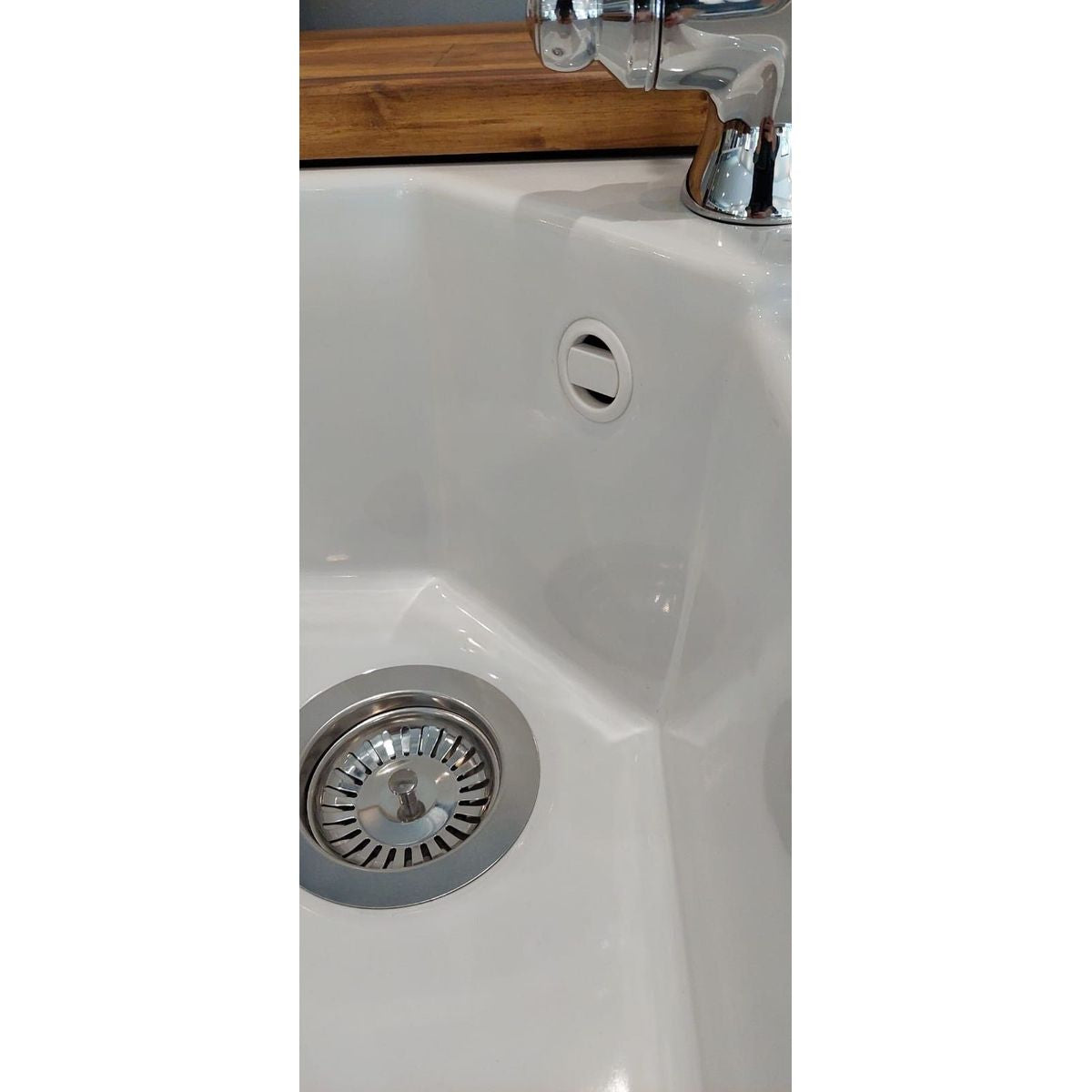 White Overflow Cap To Suit 90BW-O/F