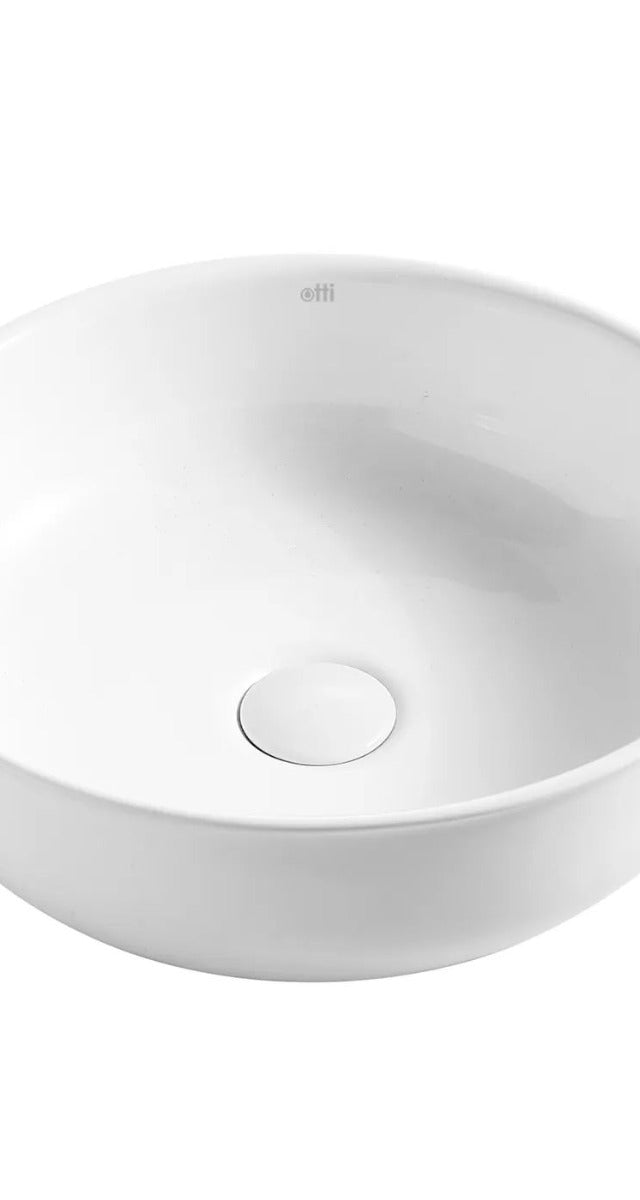 Bronte Round 360x360x130 Gloss White Basin