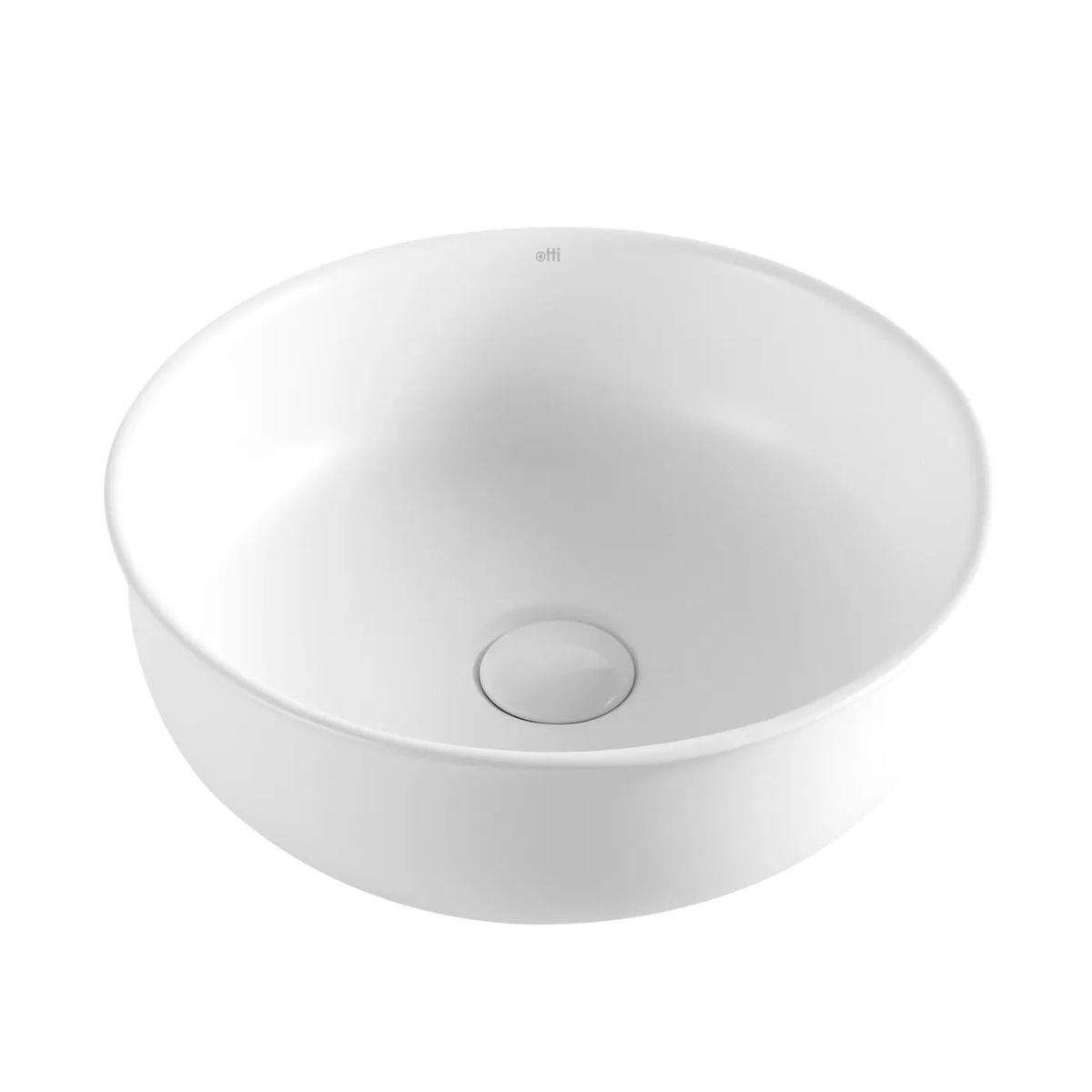 Bronte Round 390x390x130 Matte White Basin