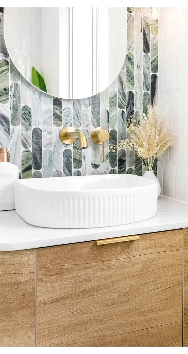 Archie 415X365X100 Ceramic Basin - Gloss White