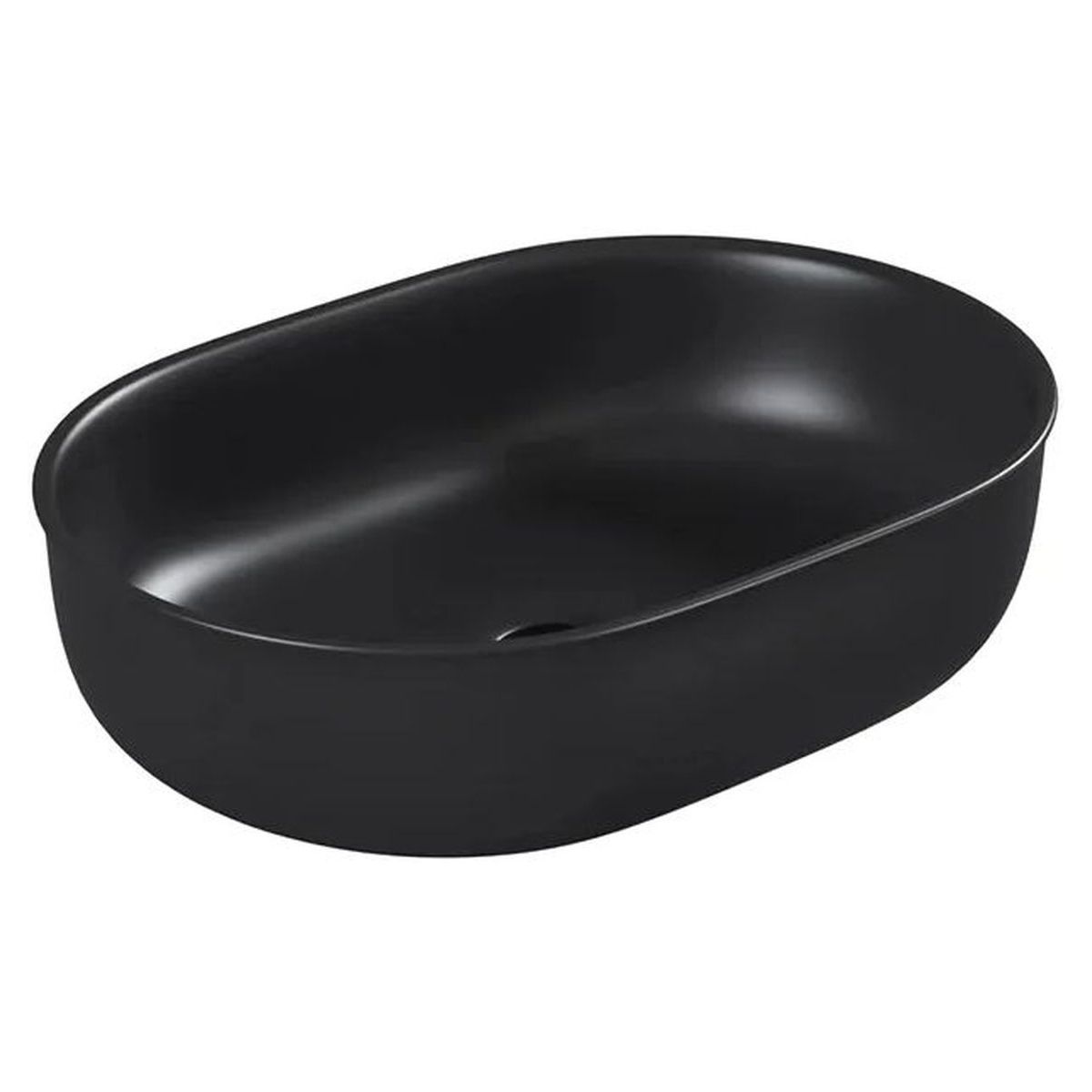 Bronte Oval 500x350x130 Basin - Matte Black