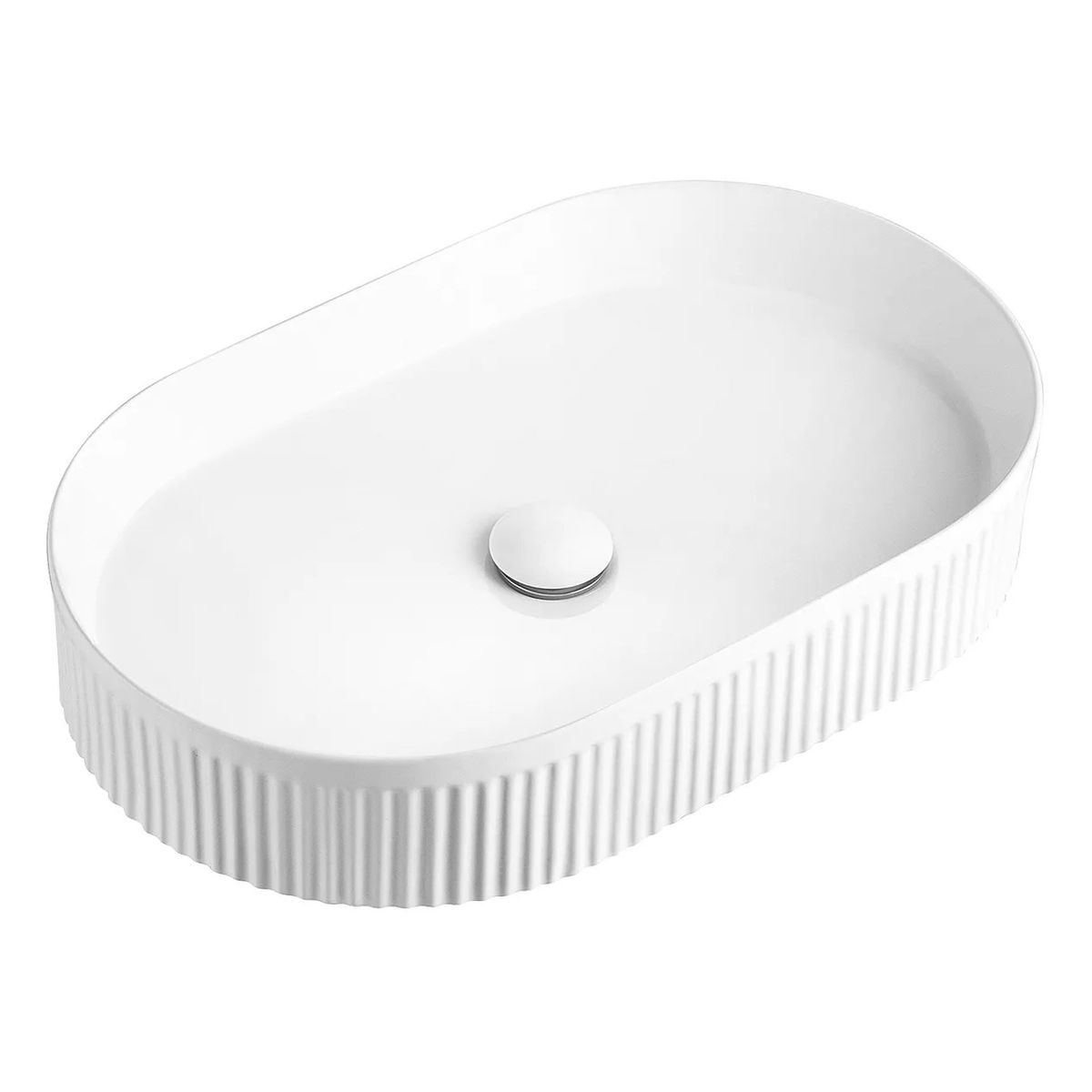 Kensington Oval 560X350X120 Gloss White Basin