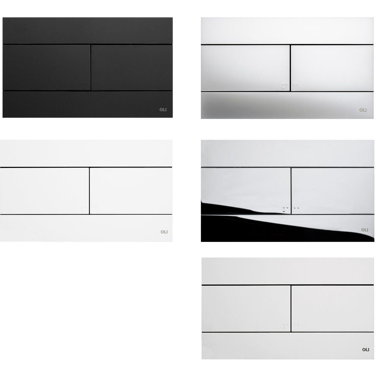 Studio Bagno Manhattan Toilet Package - Matte White Slim Flush Plate