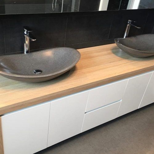 Boat Above Counter Stone Basin - Coco Brown