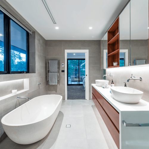 Sussana Above Counter Stone Basin - Grey