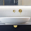 Valentina Above Counter Stone Basin - Coco Brown