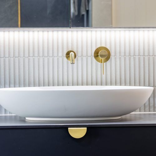 Valentina Above Counter Stone Basin - Black
