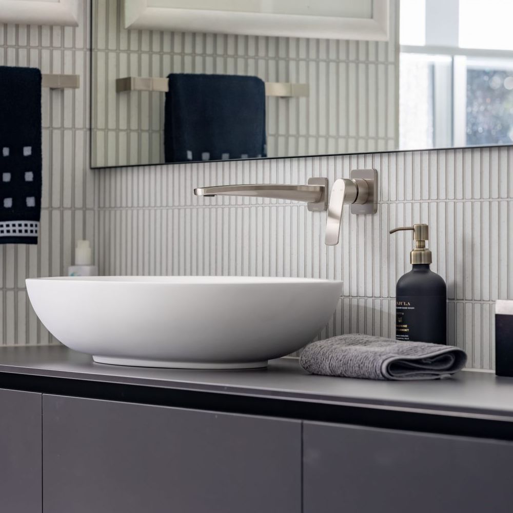 Valentina Above Counter Stone Basin - Black Onyx