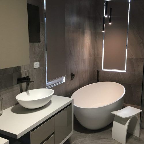 Pearl Above Counter Stone Basin - Coco Brown