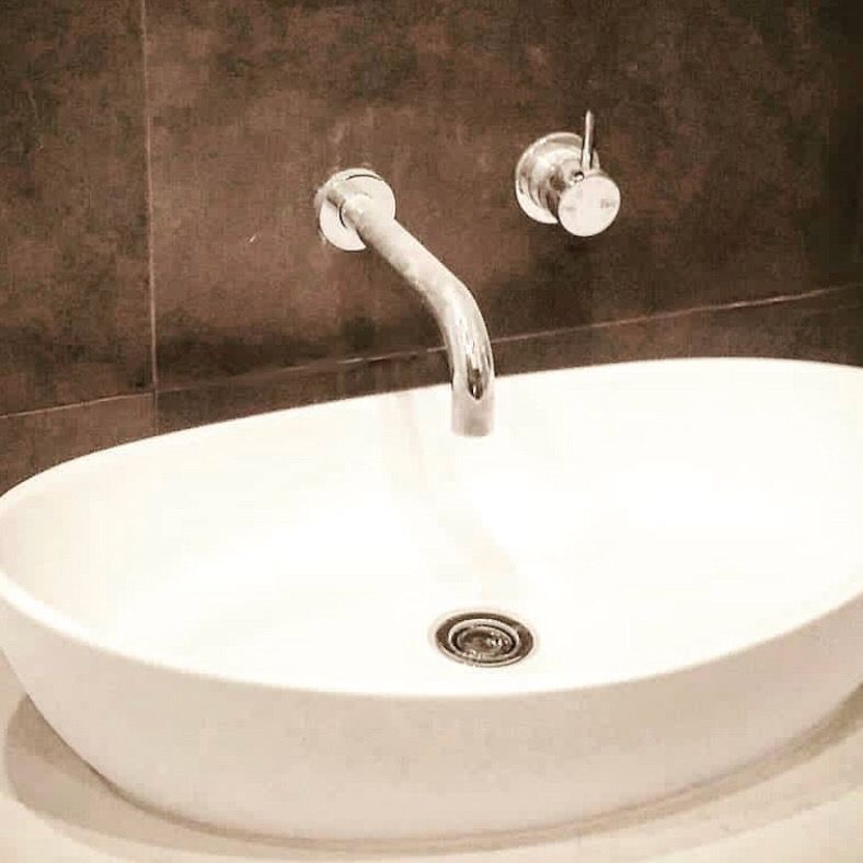 Mila Above Counter Stone Basin - Coco Brown