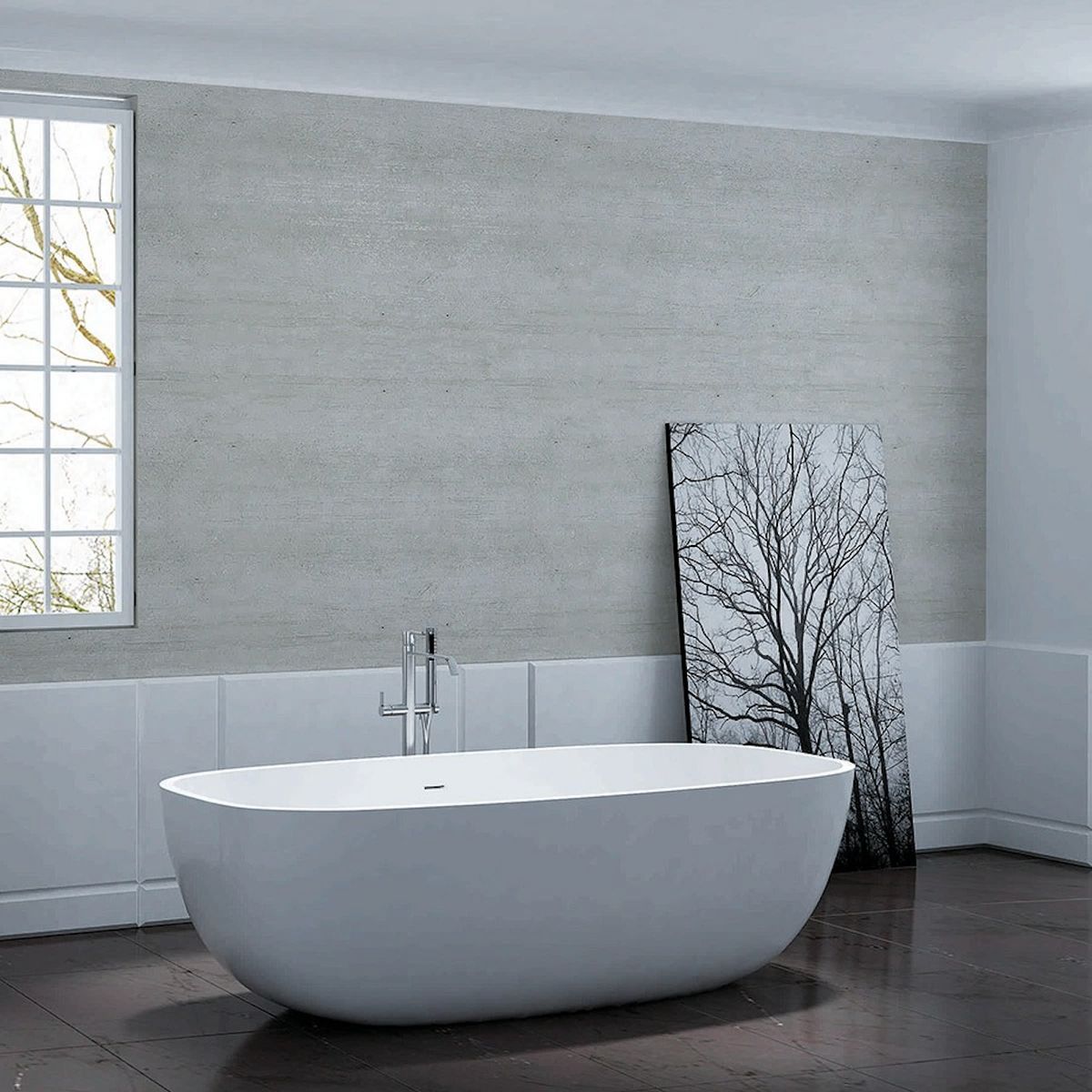 Bora 1650mm Freestanding Bathtub