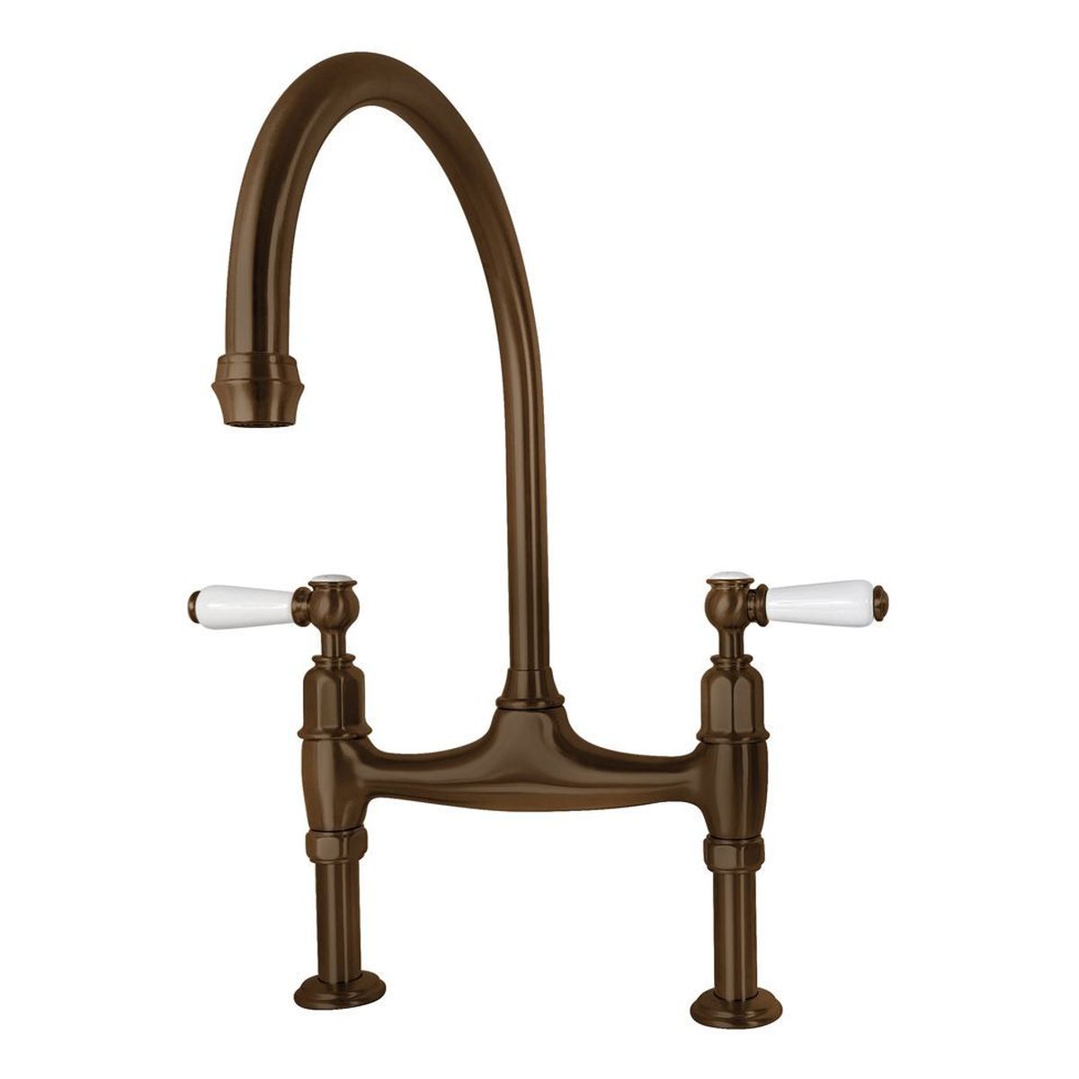 Shaws by Perrin & Rowe Pendleton Kitchen Mixer, Lead Free, English Bronze