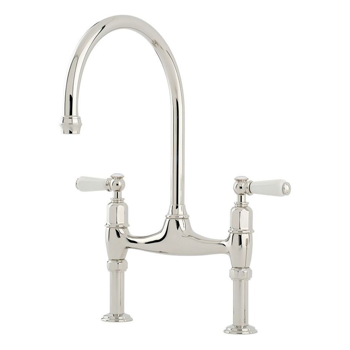 Shaws by Perrin & Rowe Pendleton Kitchen Mixer, Lead Free, Nickel