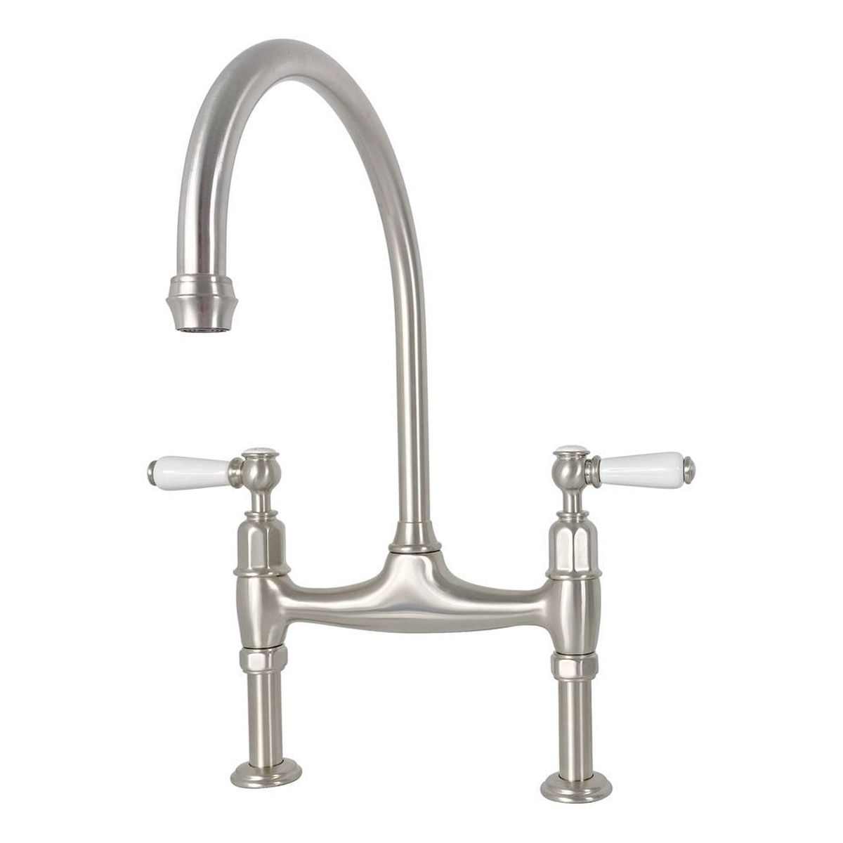Shaws by Perrin & Rowe Pendleton Kitchen Mixer, Pewter