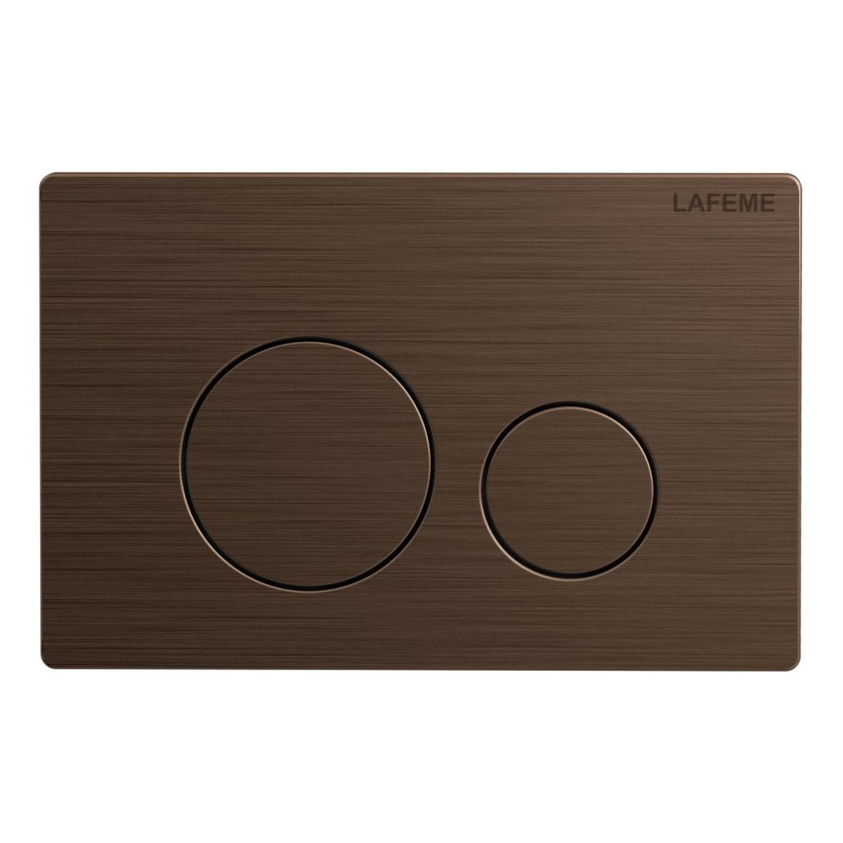Flush Plate, Brushed Bronze