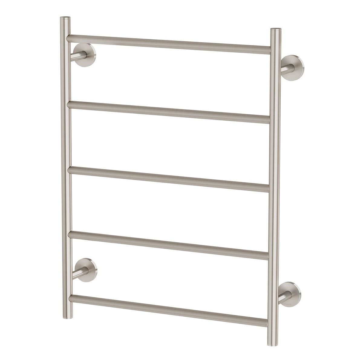 Radii Towel Ladder 550 x 740mm Round Plate - Brushed Nickel