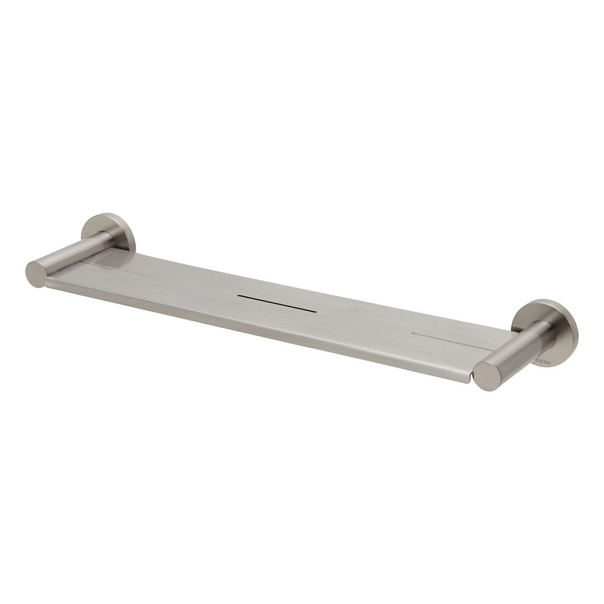 Radii Metal Shelf Round Plate - Brushed Nickel