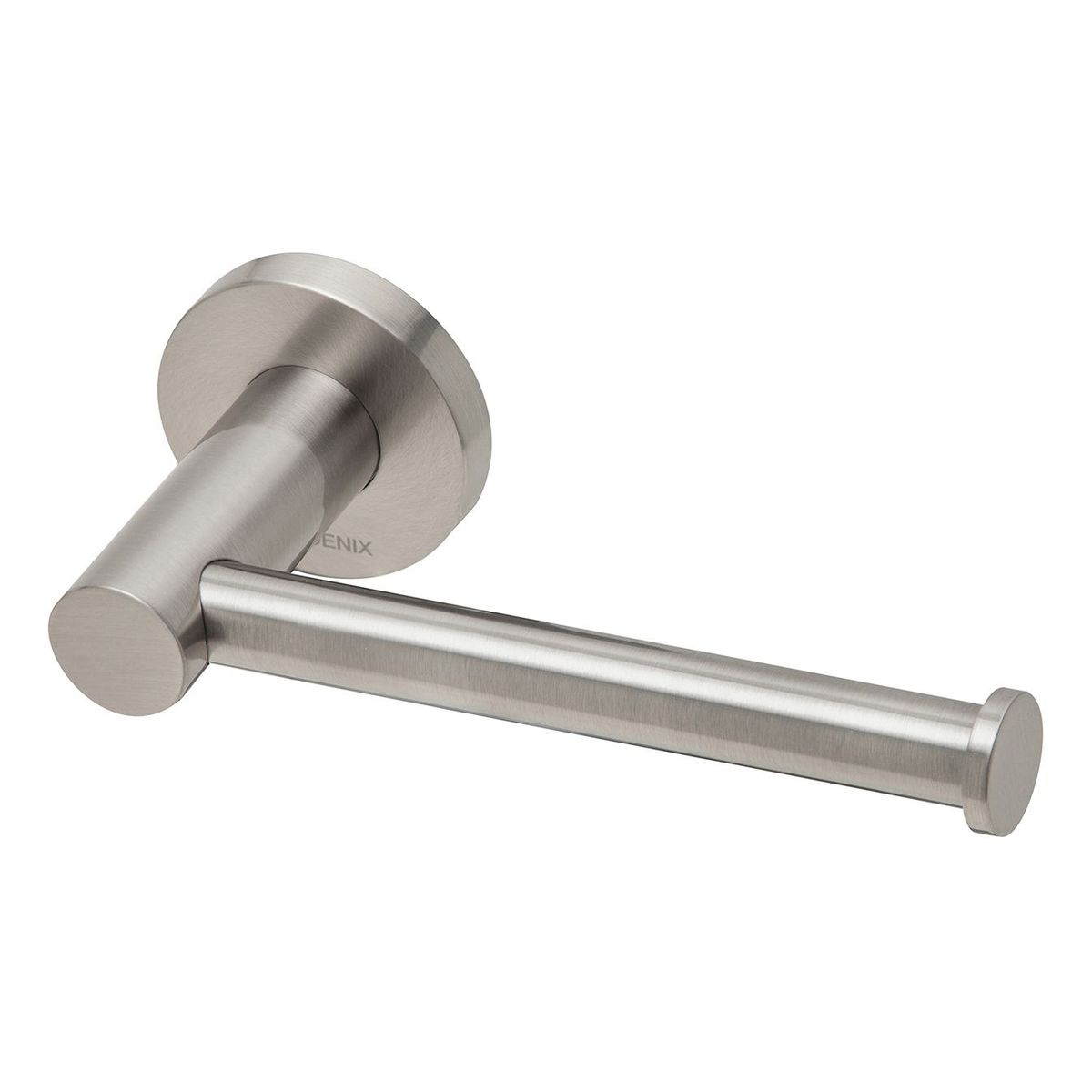 Radii Toilet Roll Holder Round Plate - Brushed Nickel
