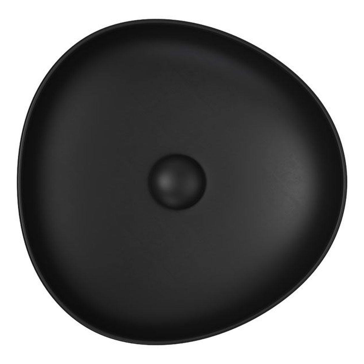 Pebble Small Above Counter Basin, Matte Black