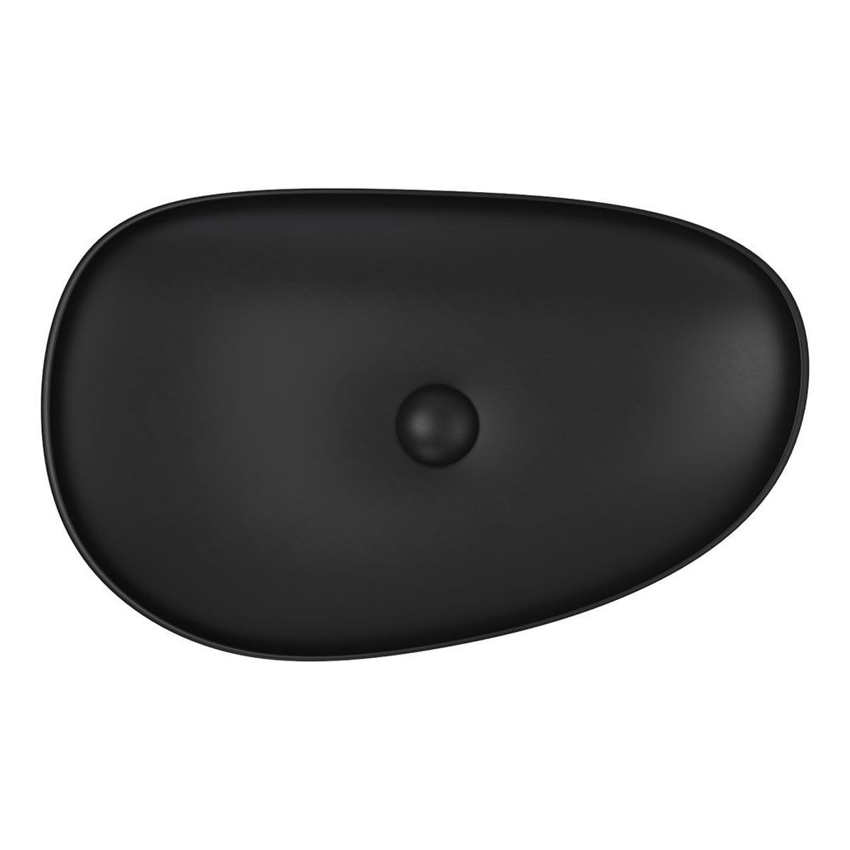 Pebble Large Above Counter Basin, Black