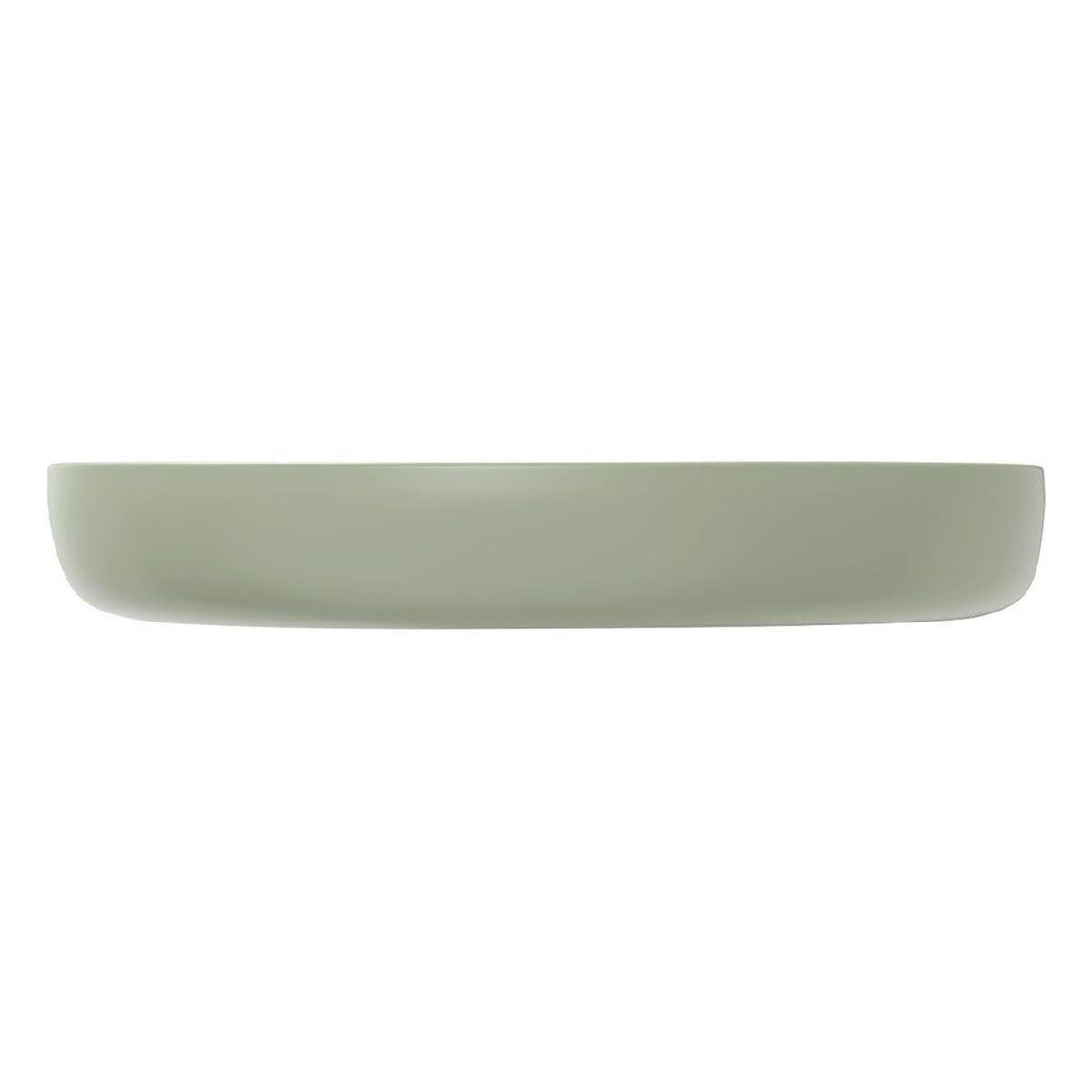 Pebble Large Above Counter Basin, Matte Olive