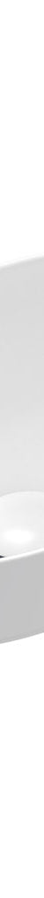 Aluca Pill Ceramic Semi-Inset Basic, Matte White