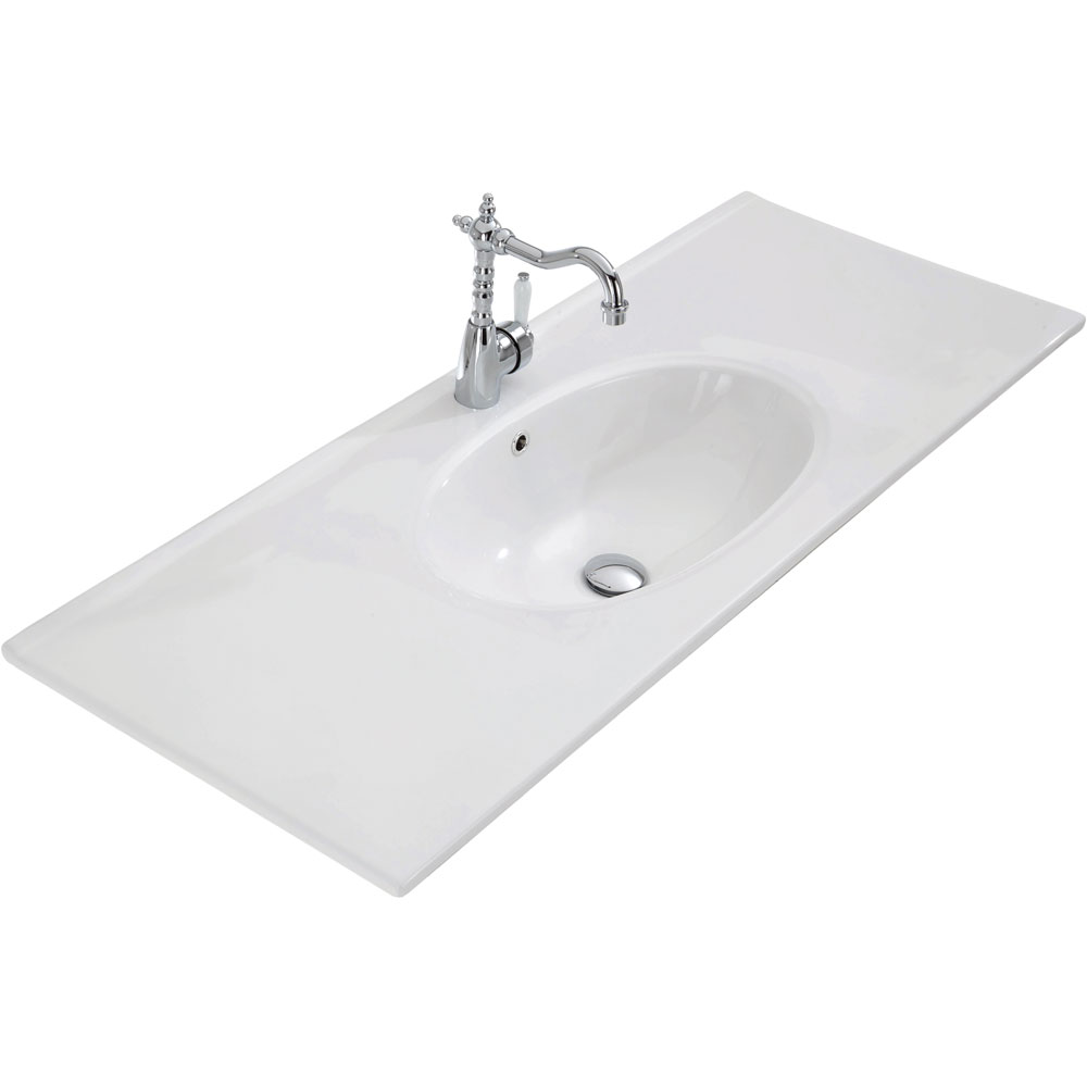 Rotondo Full Depth Ceramic Basin-Top 1200 - 3 Tap Holes