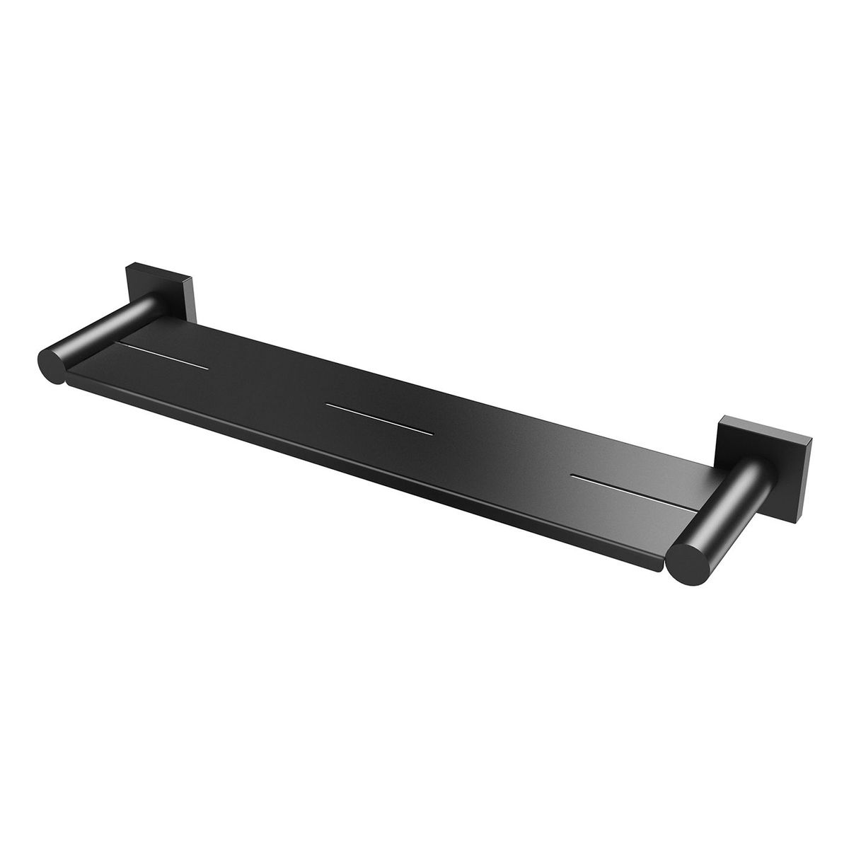 Radii Metal Shelf Square Plate - Matte Black