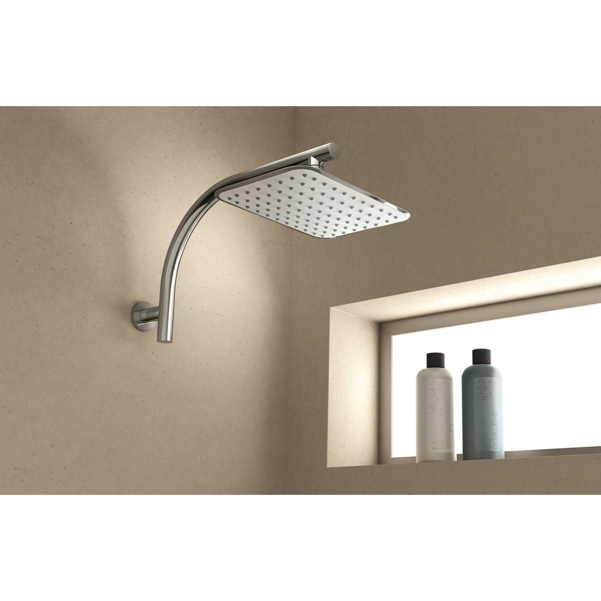 Rush High-Rise Shower Arm - Chrome